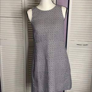 J CREW - Midi dress - black and white SIZE 00